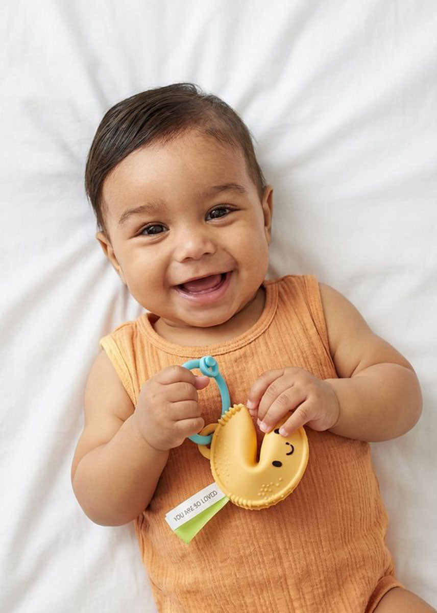 Itzy Treat Teether Toy - Fortune Cookie