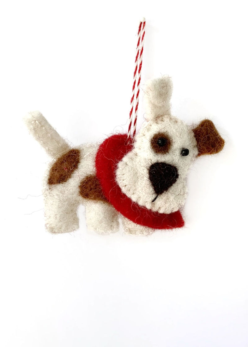 Dog Felt Ornament