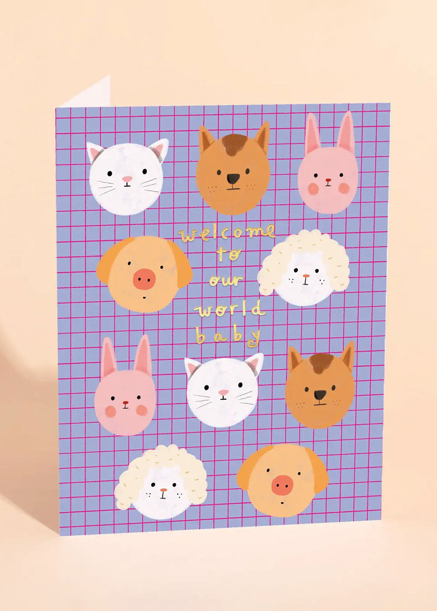Welcoming Committee Baby Card