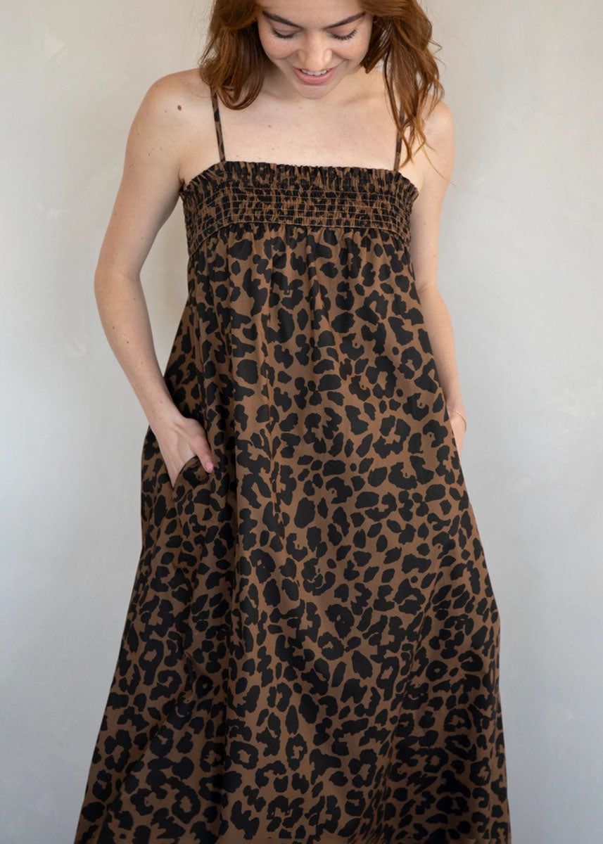 Marty Maxi Dress - Leopard