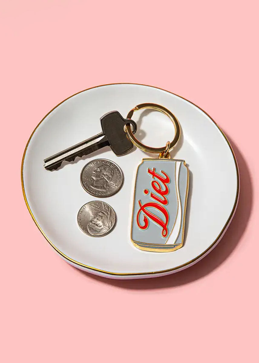 Diet Soda Can Enamel Keychain