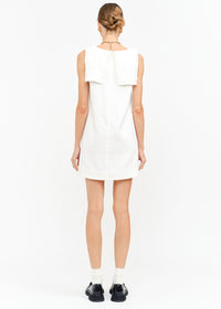 Harper Linen Mini Dress - Off White
