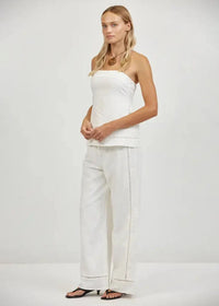 Siena Strapless Top - Off-White