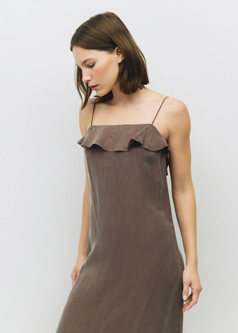 The Zaire Dress - Brown