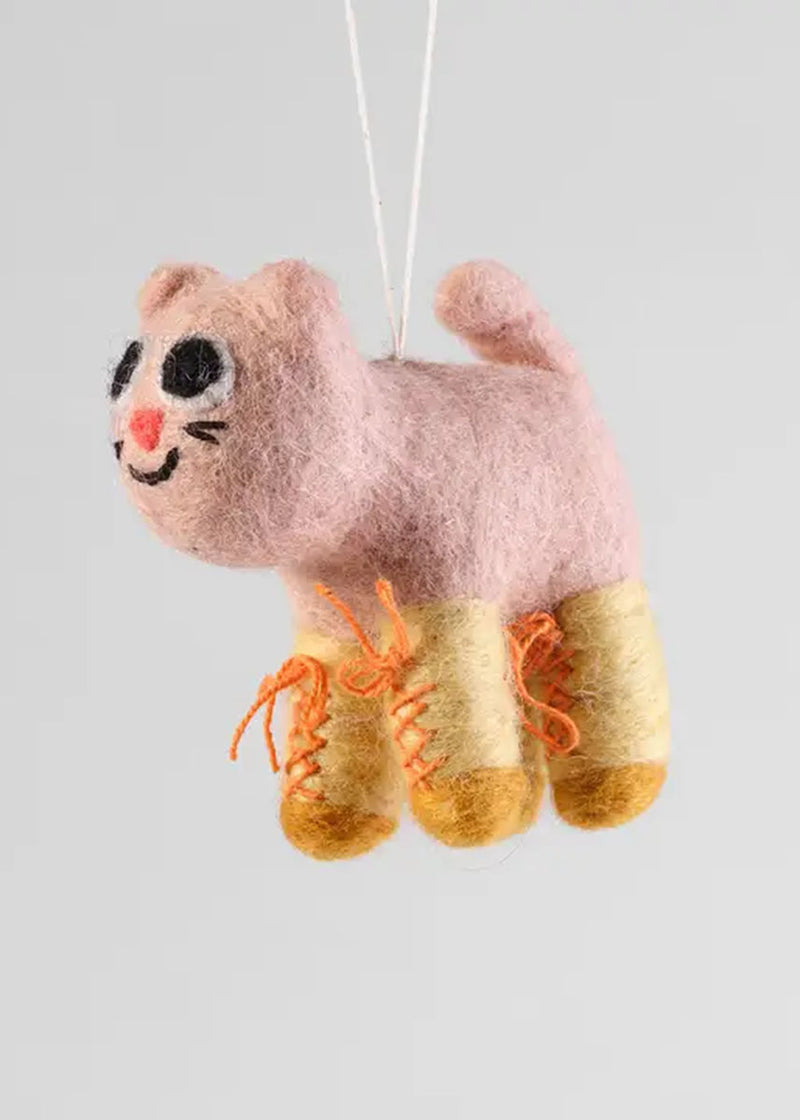 Lucy Cat Felt Ornament