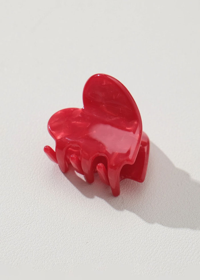Mini Heart Claw Clip