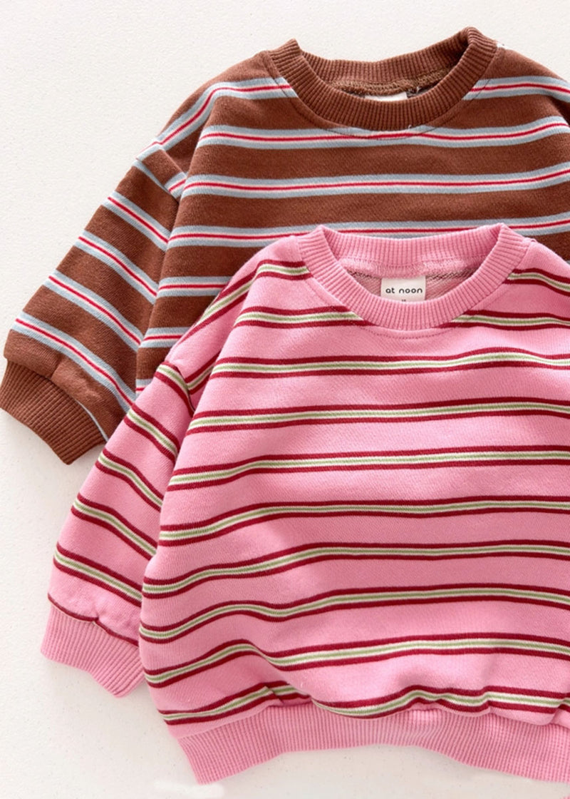 Stripe Pullover - Brown