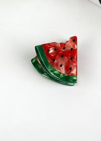 Mini Watermelon Hair Claw Clip