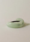 Wide Arch Acrylic Cuff Hair Tie - Light Green