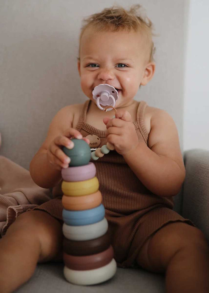 Stacking Rings Toy - Rustic