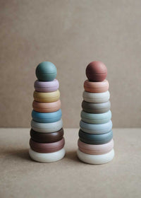 Stacking Rings Toy - Rustic