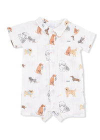 Polo Romper - Awesome Dogs