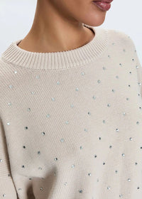 Steph Crewneck Sweater - Crystal Mink