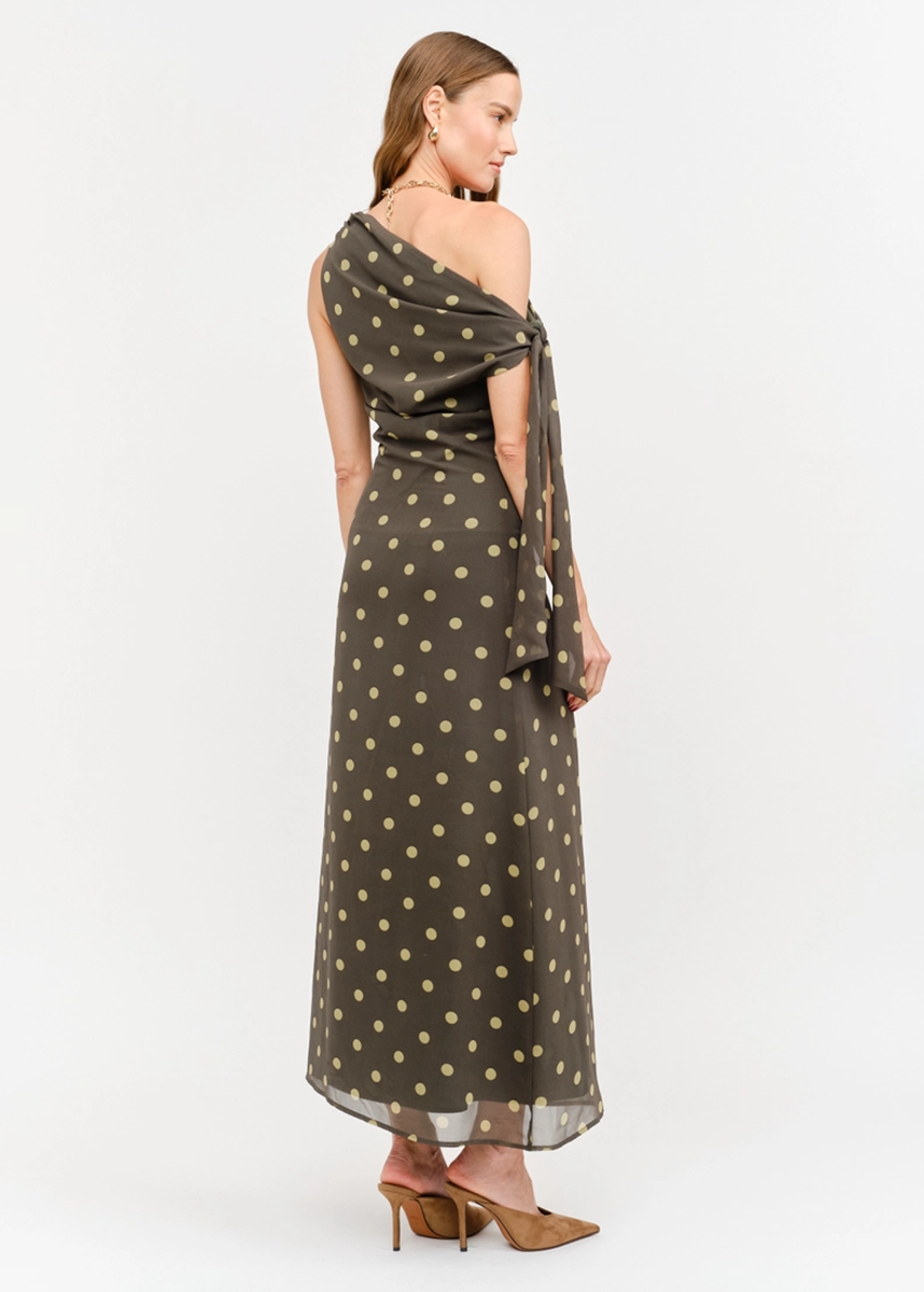 Remie Off The Shoulder Dress - Olive