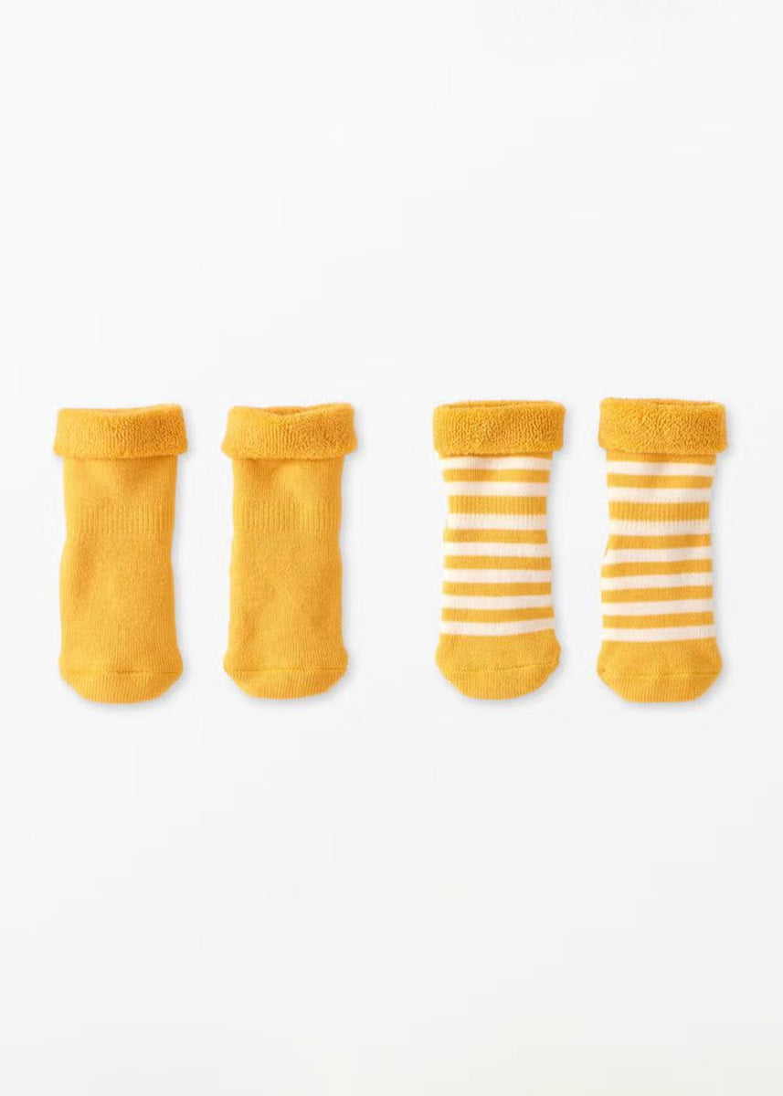 Baby Socks (2-Pack) - Marigold