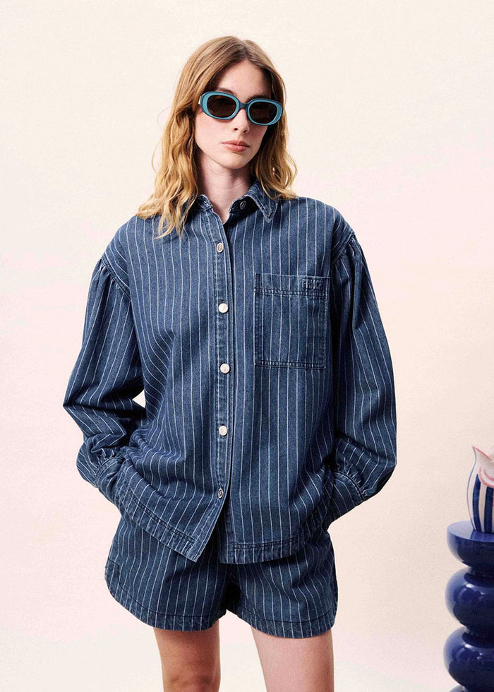 Fidelia Shirt - Bleu Jean
