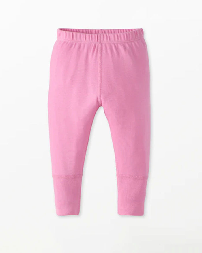 Baby Layette Wiggle Pants - Begonia Pink