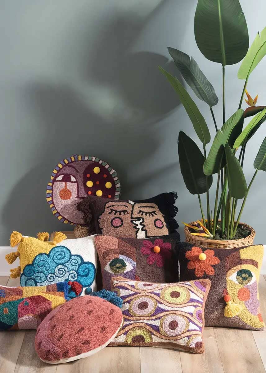 Strawberry With Tassels Hook Pillow