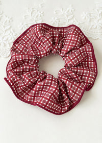 Holiday Scrunchies - Red Plaid