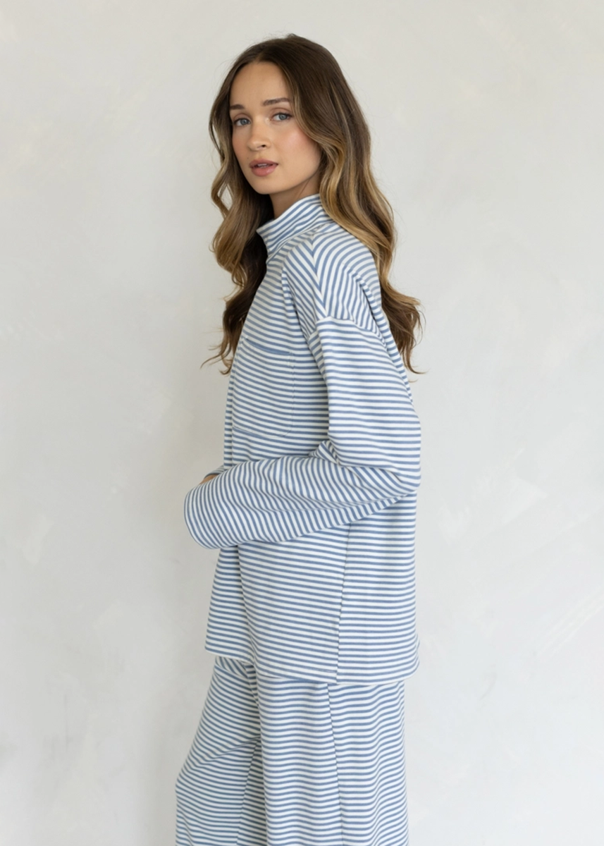 Luca Top - Light Blue