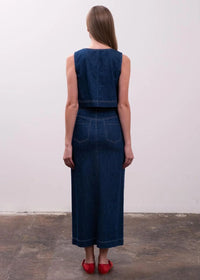 Tennessee Crop Top - Denim