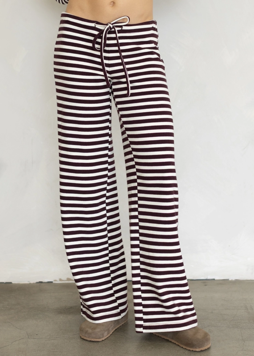 Leona Pants - Maroon