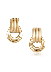 Olsen Convertible Hoops - Yellow Gold