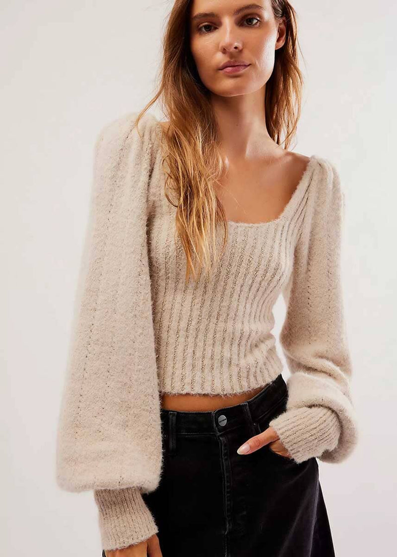 Katie Pullover Sweater - Sand Dollar Combo