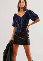 Cupcake Velvet Top - Outerspace