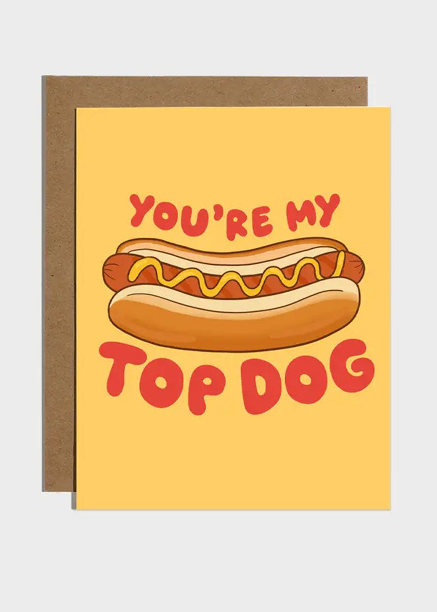 Top Dog Greeting Card