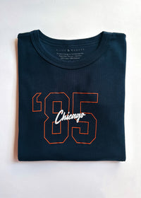 '85 Chicago Baby Tee - Navy