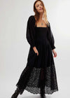 Perfect Storm Midi Dress - Black