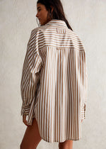 Freddie Striped Shirt - Neutral Combo