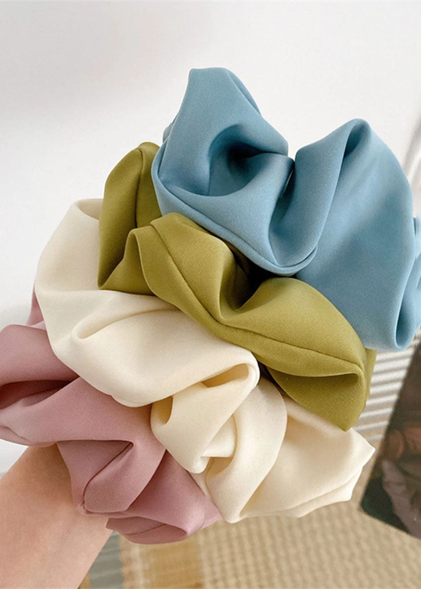 Jumbo Silk Scrunchie - Pink