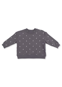 French Terry Sweatshirt - Lightning Bolts