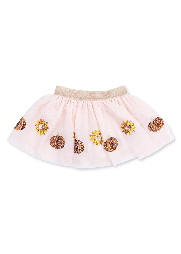 Tutu Skirt With Bike Shorts - Pink Pumpkins