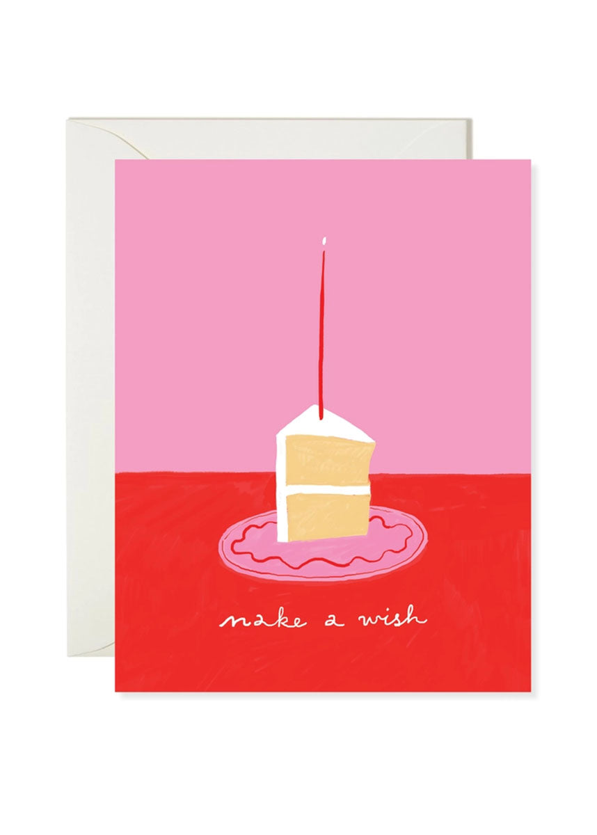 Cake Slice Wish Birthday Card