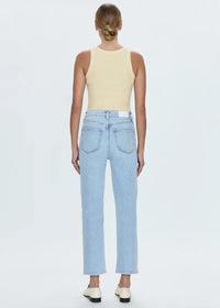 Charlie High Rise Classic Straight Ankle - Sun-Kissed