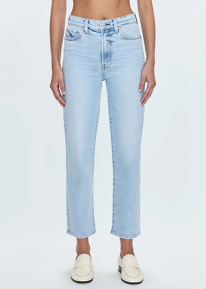 Charlie High Rise Classic Straight Ankle - Sun-Kissed