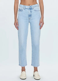 Charlie High Rise Classic Straight Ankle - Sun-Kissed