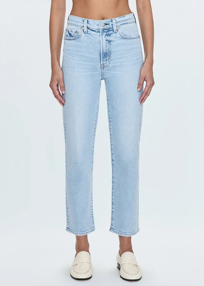 Charlie High Rise Classic Straight Ankle - Sun-Kissed