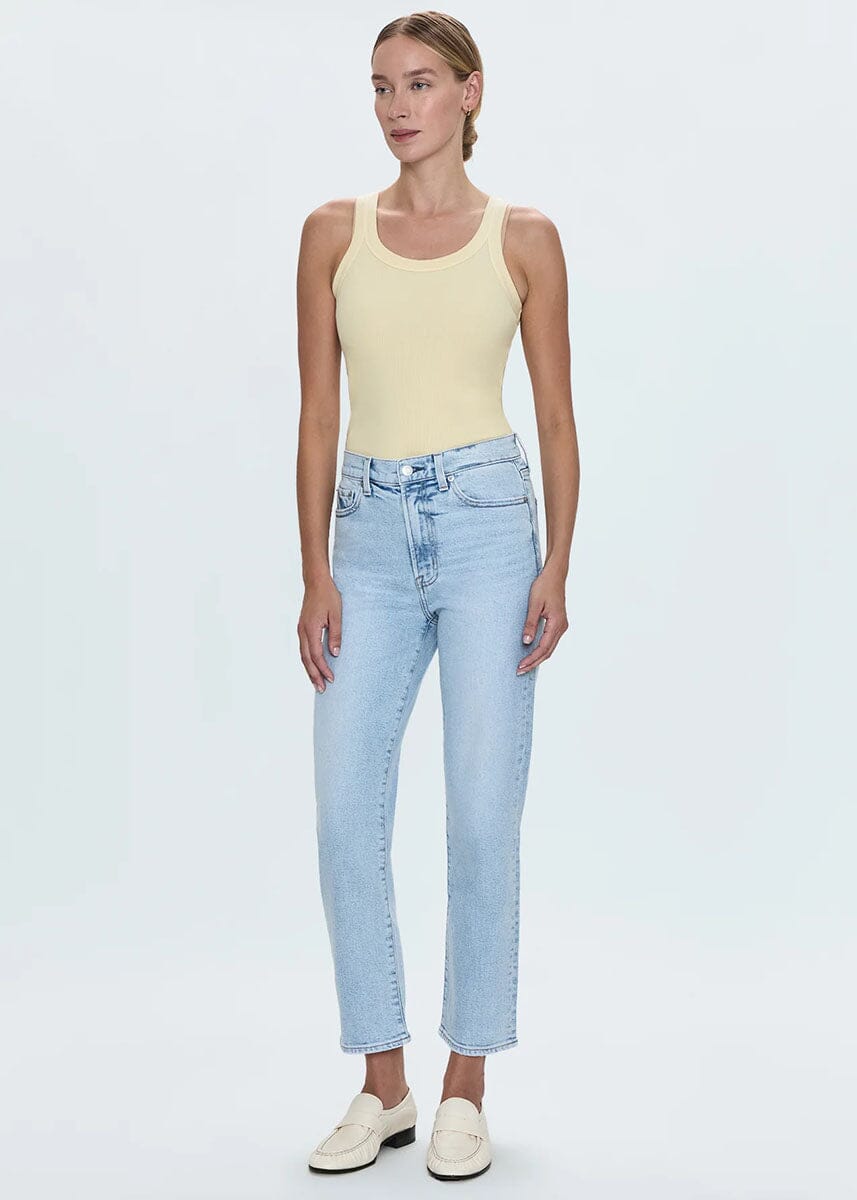 Charlie High Rise Classic Straight Ankle - Sun-Kissed