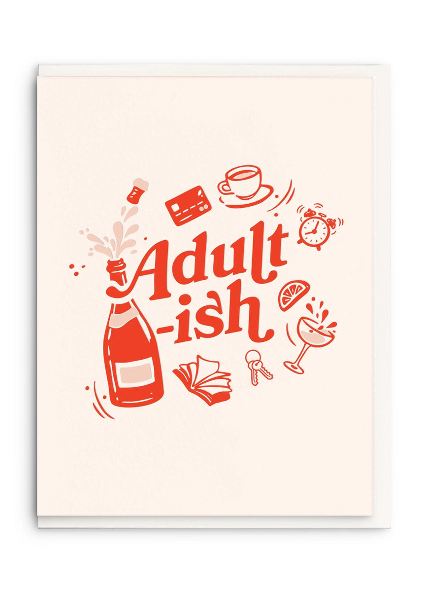 Adult-ish Birthday Card