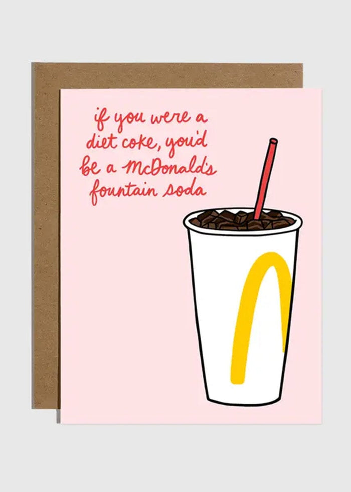Fountain Soda Love Card