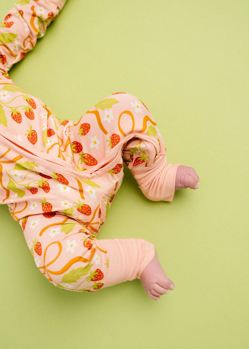 Bamboo Sleeper Jammies - Sweet Strawberry