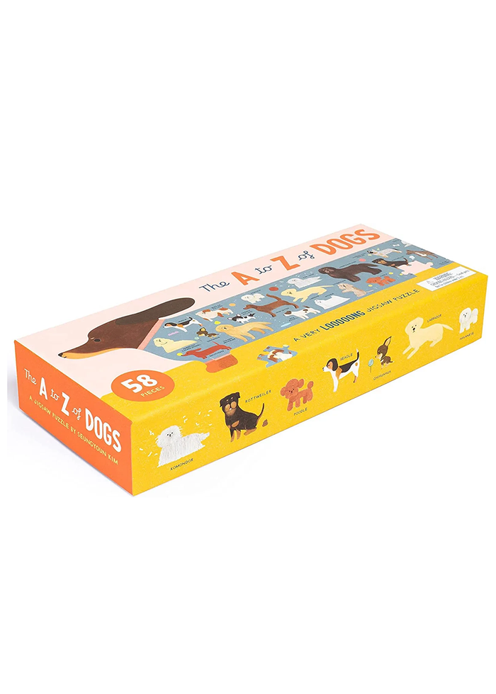 The A To Z of Dogs 58 Piece Puzzle