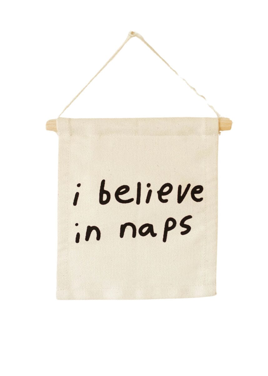I Believe In Naps Hang Sign