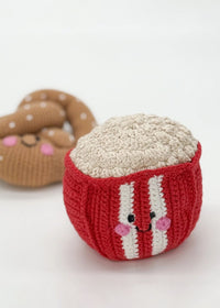 Plush Popcorn Rattle