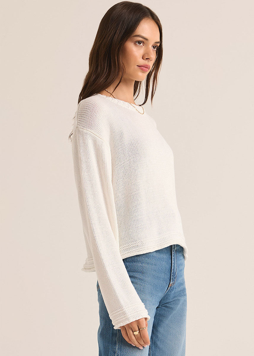 Emerson Sweater - White