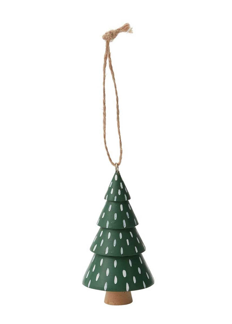 Festive Mini Tree Ornament - Green